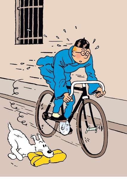 Kuifje Plastieken Map A4 De Blauwe Lotus, Verzamelen, Stripfiguren, Nieuw, Ophalen of Verzenden