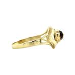 Gouden ring met granaat 14 krt, Sieraden, Tassen en Uiterlijk, Ringen, Nieuw, Ophalen of Verzenden