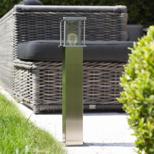 Tuinlamp Astro 2 RVS Tuinverlichting Moderne Tuinlampen, Tuin en Terras, Buitenverlichting, 50 tot 250 watt, Nieuw, Rvs, Staande lamp