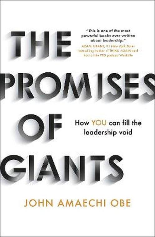 The Promises of Giants 9781529345872 John Amaechi, Boeken, Taal | Engels, Zo goed als nieuw, Verzenden