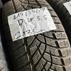 4 x Dunlop Winter Sport 5 215-55-17 Winterbanden 7,5mm, Auto-onderdelen, 17 inch, Band(en), Personenwagen, Gebruikt