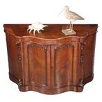 dressoir serpentine  shaped ca 1870 met losse spiege No6021, Antiek en Kunst, Antiek | Meubels | Kasten, Ophalen of Verzenden