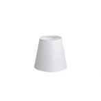 Linnen klemkap wit 12 cm rond, Huis en Inrichting, Lampen | Lampenkappen, Wit, Rond, Nieuw