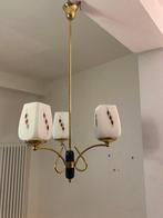 Kroonluchter - Messing, Glas, Antiek en Kunst, Antiek | Lampen