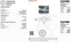 1 pcs Diamant (Natuurlijk) - 0.70 ct - Rond - D (kleurloos), Nieuw
