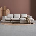*WOONWINKEL* Hoekbank Met Divan Hoek Rechts Beige, Huis en Inrichting, Verzenden, Nieuw