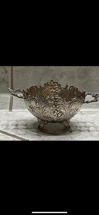 Gebrüder Neumann Hanau - Schotel - Zilver, Antiek en Kunst, Antiek | Goud en Zilver