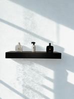 WANDPLANK MET VERBORGEN RUIMTE ZWART, Verzenden, Nieuw, Minder dan 150 cm, Minder dan 25 cm