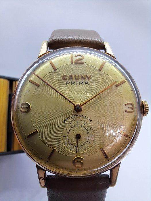 Cauny - Jumbo Prima - La Chaux De Fonds - Ancre 15 Rubis -, Sieraden, Tassen en Uiterlijk, Horloges | Heren