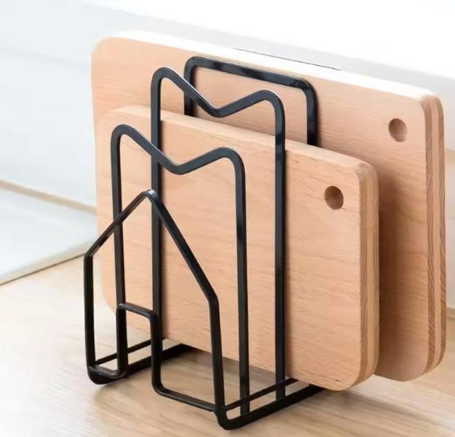 Pannendeksel - en Snijplankhouder – Ruimtebesparend Rek, Huis en Inrichting, Keuken | Keukenelementen, Nieuw, Verzenden
