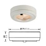 Bieden: Aqua Signal Monte Carlo 5W 12V chrome interior ligh, Watersport en Boten, Ophalen of Verzenden, Nieuw, Elektra en Verlichting