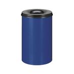 Vlamdovende papierbak 110 ltr - blauw/Zwart, Huis en Inrichting, Woonaccessoires | Prullenbakken, Verzenden, Nieuw
