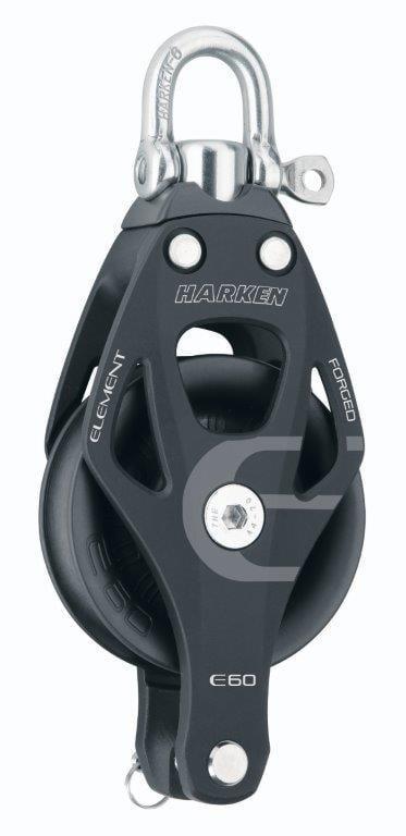 Harken 60mm Element enkelschijfs blok met hondsvot, Watersport en Boten, Accessoires en Onderhoud, Ophalen of Verzenden