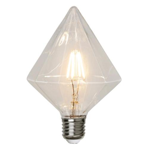 E27 diamant LED lamp Coen, 3,2 Watt, 2700K (Extra warm wit), Huis en Inrichting, Lampen | Losse lampen, Led-lamp, Nieuw, Minder dan 30 watt