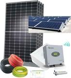 Doe-het-zelf Set 12 zonnepanelen, plat dak, 5100 Wp!, Nieuw, Compleet systeem, 200 wattpiek of meer, Verzenden