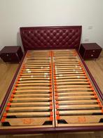 Poltrona Frau - Bed - Leder, Hout, Metaal