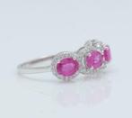 Eeuwigheidsring - 14 karaat Witgoud - 1.80ct. tw. Robijn -, Sieraden, Tassen en Uiterlijk, Antieke sieraden