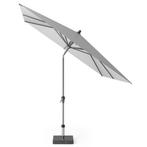 Riva parasol 250x250 cm lichtgrijs met kniksysteem, Tuin en Terras, Parasols, Nieuw, Ophalen of Verzenden