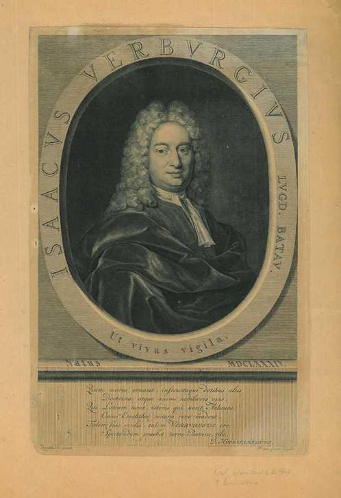 Portrait of Isaac Verburg, Antiek en Kunst, Kunst | Etsen en Gravures