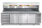 Pizzawerkbank | RVS | 256x80x(h)104 cm Afinox, Verzenden, Nieuw in verpakking