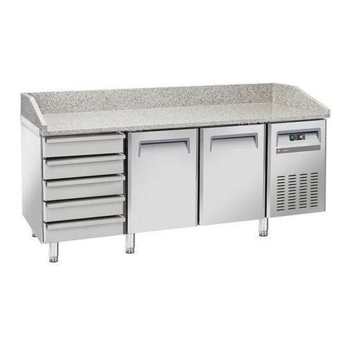 Koeltafel voor pizzeria, 2 deuren en 600x400, 5 neutrale lad, Zakelijke goederen, Horeca | Overige, Verzenden