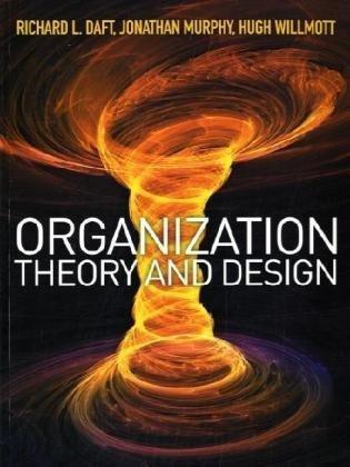 Organization Theory and Design, 9781844809905, Boeken, Studieboeken en Cursussen, Zo goed als nieuw, Verzenden