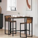 vidaXL Tafel Oudhout 100 x 50 x 90,5 cm Engineered hout en, Verzenden, Nieuw, Overige houtsoorten, 50 tot 100 cm