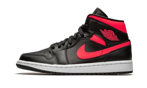 Air Jordan 1 Mid Black Siren Red - maat 39 (Sneakers), Kleding | Dames, Schoenen, Sneakers of Gympen, Nieuw, Verzenden