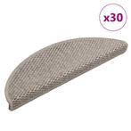 vidaXL Trapmatten zelfklevend 30 st sisal-look 56x17x3cm, Doe-het-zelf en Verbouw, Ladders en Trappen, Verzenden, Nieuw