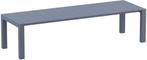 Tuintafel Vegas XL Donkergrijs Uitschuifbaar 260/300 cm, Tuin en Terras, Verzenden, Nieuw