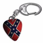 Plectrum ketting of sleutelhanger van Confederate rebel vlag, Ophalen of Verzenden, Nieuw