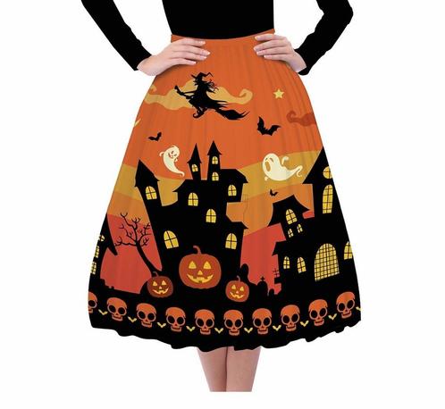 Oranje Halloween Rok, Hobby en Vrije tijd, Feestartikelen, Nieuw, Verzenden