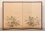 Bybu kamerscherm - Hout, Papier, Zijde, Een Japanse