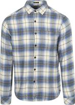 Dstrezzed Overhemd Stein Flanel Ruit Blauw maat XL Heren, Verzenden, Nieuw, Blauw, Dstrezzed