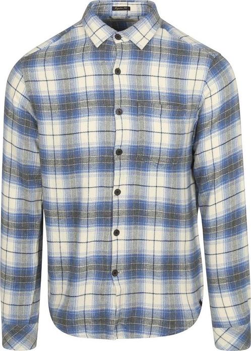 Dstrezzed Overhemd Stein Flanel Ruit Blauw maat XL Heren, Kleding | Heren, Overhemden, Blauw, Nieuw, Verzenden