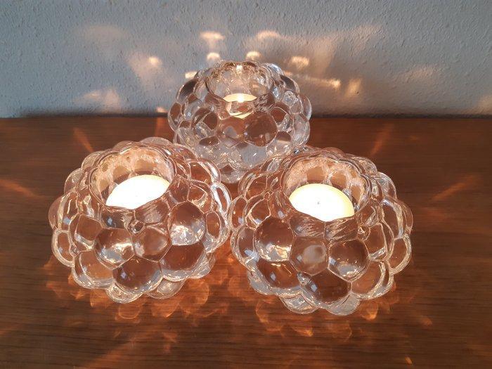 Orrefors - Anne Nilsson - Theelichthouder Framboos (3) -, Antiek en Kunst, Curiosa en Brocante