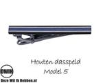 Houten Dasspeld model 5, Sieraden, Tassen en Uiterlijk, Manchetknopen, Verzenden, Nieuw