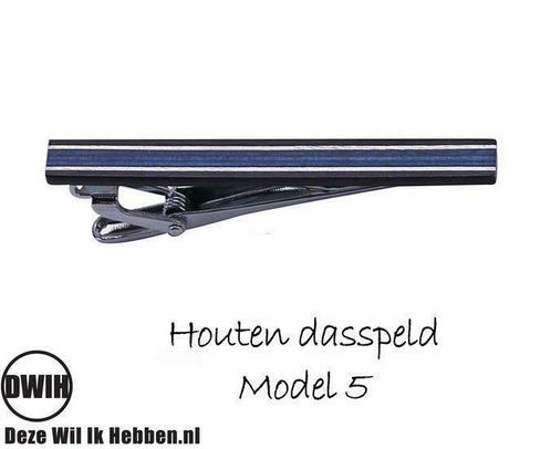 Houten Dasspeld model 5, Sieraden, Tassen en Uiterlijk, Manchetknopen, Verzenden