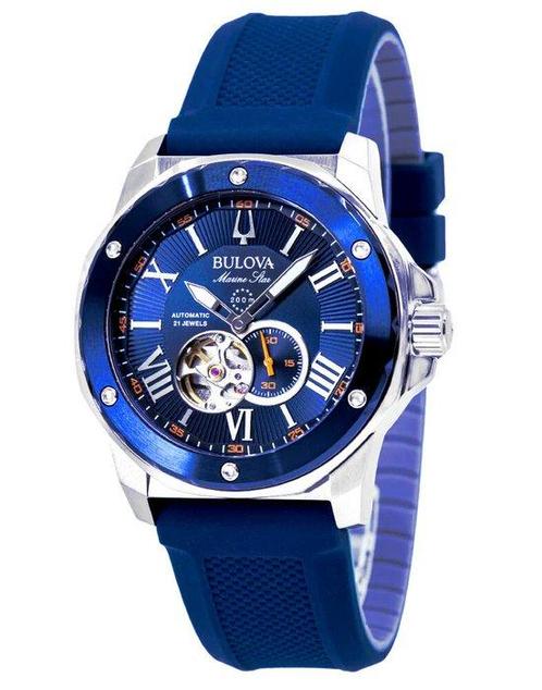 Bulova - NO RESERVE PRICE - Marine Star Automatique, Sieraden, Tassen en Uiterlijk, Horloges | Heren