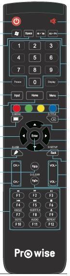 Afstandsbediening Prowise pw-70v02 touch, Audio, Tv en Foto, Afstandsbedieningen, Origineel, Nieuw, Ophalen of Verzenden