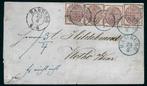 Hannover 1856 - Hannoverrariteit 1. Ranges, brief met, Gestempeld