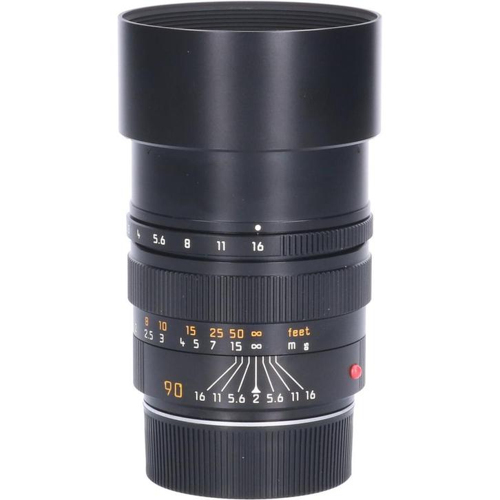 Tweedehands Leica Summicron-M 90mm F/2 CM2595, Audio, Tv en Foto, Fotografie | Lenzen en Objectieven, Standaardlens, Gebruikt