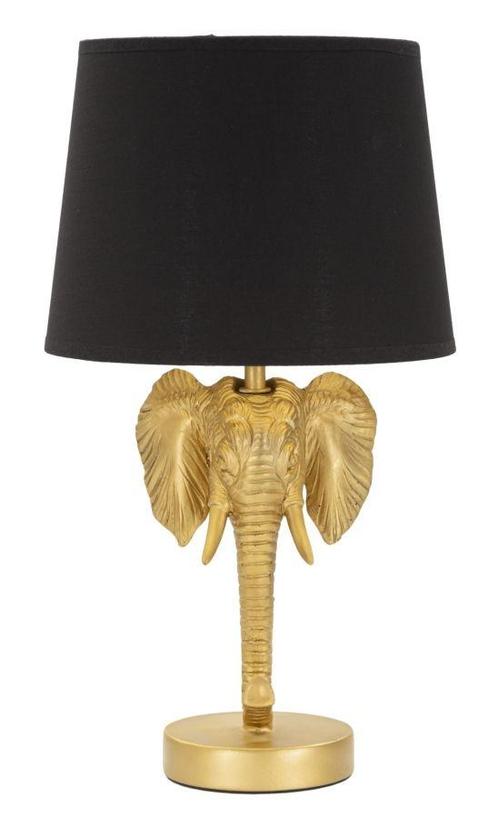 TAFELLAMP OLIFANT CM Ø 25X43, Huis en Inrichting, Lampen | Tafellampen, Ophalen of Verzenden