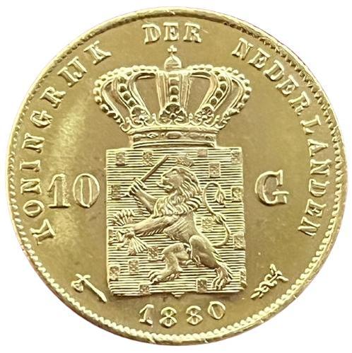 Gouden 10 gulden 1880 Willem III Schaars, Postzegels en Munten, Munten | Nederland, Losse munt, 10 gulden, Koning Willem III, Goud