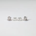 Oorstekers - 18 karaat Witgoud - 0.82ct. tw. Diamant, Sieraden, Tassen en Uiterlijk, Antieke sieraden