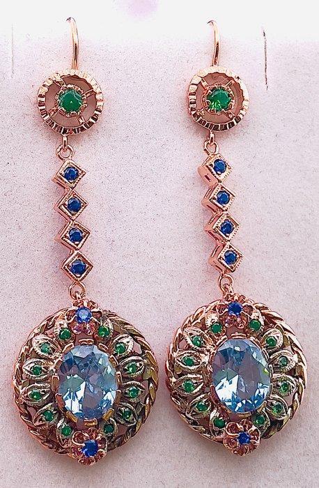 Zonder Minimumprijs - Oorbellen - 9 kt. Roségoud, Zilver, Sieraden, Tassen en Uiterlijk, Oorbellen