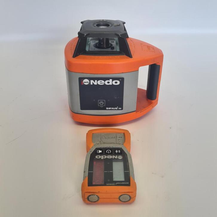 Nedo 471933 SIRIUS 1 H Horizontale Laser + Laserontvanger..., Doe-het-zelf en Verbouw, Meetapparatuur, Nieuw, Ophalen of Verzenden