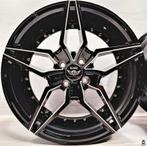 17 inch 4x100 G-Max L21 Gloss Black Milling Spoke Velgen, Auto-onderdelen, Ophalen of Verzenden, Nieuw, 17 inch, Velg(en)