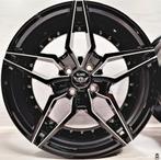 17 inch 4x100 G-Max L21 Gloss Black Milling Spoke Velgen, Auto-onderdelen, Nieuw, 17 inch, Velg(en), Ophalen of Verzenden