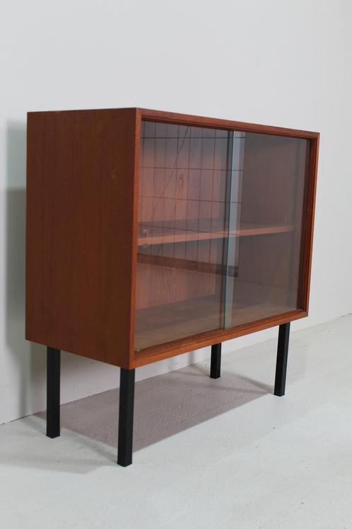 Vintage vitrinekast, drankkast, kastje - jaren 60, Huis en Inrichting, Kasten | Overige, Gebruikt
